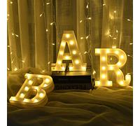 WYFCR Vintage Industrial BAR Sign Decorative LED Illuminated Letter Lights Marquee BAR Signs, Illuminated Marquee Bar Sign, Neon Light Up Letters, Lighted Bar Decor