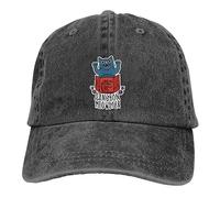 WYFDCL Baseball Cap Dungeon Meowster Baseball Cap Men Hats Women Visor Protection Snapback Dragon Quest Dragonlord Game Caps Gift Black