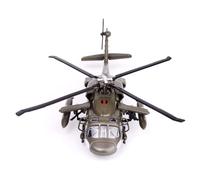 WYFTOY 1:64 Scale Alloy Helicopter Static Display Model with Light and Sound Effects,Highly Detailed Collectible Military Aircraft for Collectors,Gift for Aviation Enthusiasts