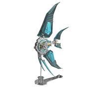 WYFTOY Mechanical Angelfish Model, 3D Metal Puzzle for Adult, 529Pcs Steampunk Animal Assemble Model Kit with Vibrant Metal Fins