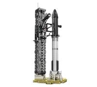 WYFTOY Starship Rocket Building Blocks Set, Space Rocket Collectors Building Set with Display Stand, Model Kit for Adults to Build (1778PCS)