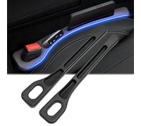 WYFZ 2PCS Car Seat Gap Plug Auto Seat for Mercedes Benz CLA Shooting Brake X117 I 2015-2019, Car Console Organizer Storage Leak-Proof Wipeable Waterproof Prevents Falling Items,Black