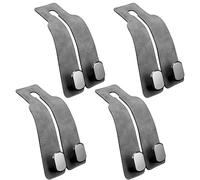 WYFZ 4 Pack Car Seat Back Storage Hook for Citroen C3 III Bj. 2017-2023, Leather Car Seat Headrest Double Hooks Accessories Item Organizers Essentials,Grey