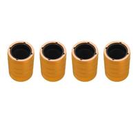 WYFZ 4Pcs Tire Valve Stem Caps for Mitsubishi Colt VII/7 VB I 2023-2024, Corrosion Resistant Coating Aluminum Tyre Caps Full Protection Against Dirt Dust & Leaks,Gold