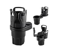 WYFZ Car Cup Holder Expander for Honda Civic IX Tourer 2013-2017, Drinks Holder Bottle Holder Beverage Cradle Insert Rotating Storage Stand Sturdy Grip