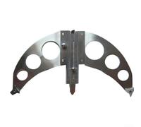 WYG400-1800 Stainless Steel Gauge for Welding & Pipe Inspection, Measures Angle Misalignment, Depth, Curvature & Straightness with 0.05mm Precision