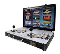 WYGAMING Creative Arcades Full Size Stand-Up Folding Arcade Machines | 4 Player | 20000+ Games | 22" LED Screen | 2 Sanwa Joysticks | 2 Joystick Gamepad