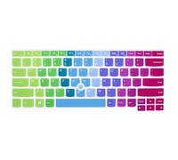 WYGCH Keyboard Cover for Lenovo Thinkpad X1 Carbon 14" 5th/6th/7th Gen ThinkPad X1 Yoga Gen 3/4/5 Thinkpad T14 T480(s) T490/S T495(S) L380 L390 L480 L490 L14 14" S2 ThinkPad P1 Gen 2,Rainbow