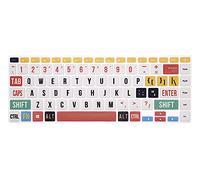 WYGCH Silicone Keyboard Cover for ASUS VivoBook S14 S433 S435 M433 M413 X413 K413, VivoBook Flip 14 TM420IA/UA K, ZenBook 14 UX435 Q407IQ,14" E410 L410 ZenBook 14 UX435EG Q407IQ,Rainbow Font