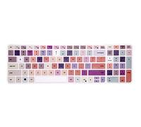 WYGCH Silicone Keyboard Cover for Logitech MK470 MK580,for Logitech MK470 MK580 Accessories, Ultra Thin Silicone Keyboard Protector Skin (Flame Colorful)