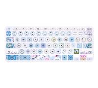 WYGCH Silicone Keyboard Cover Skin for HP Chromebook 11 x360 11.6", Chromebook 11 G2/G3/G4/G5/G6 EE/G7 EE 11.6", Chromebook 14-ca 14-ak14-X Series/Chromebook 14 G2 G3 G4 Keyboard Protector,Garland