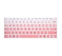 WYGCH Silicone Keyboard Cover Skin for Microsoft Surface Pro 7 2019/Surface Pro 6 2018/Surface Pro 5 2017 Keyboard,US Layout,Gradual Pink