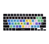 WYGCH Stylish Keyboard Cover Silicone Protective Skin Keyboard Protector for MacBook 2026 Neo 13"(A18)& Air13.6 15"(M5-M2) & Pro14 16"(M5-M1) A3404 A3448 A3449 with Touch ID US Layout-AI Illustrator