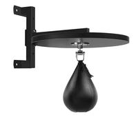 WYGVNR Hardwood Speed Bag Platform Kit, Speed Punching Bag Platform with Adjustable Mount, Boxing Training Equipment for Adults, Black
