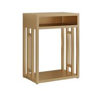 WYHBXD Aquarium Stand, Metal Frame Fish Tank with Storage, Double Turtle Reptile Terrariums, 880LBS Capacity(Gold,45x25x70cm/18x10x28)