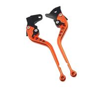 WYHJIUY Motorcycle Accessories Adjustable Brake Clutch Levers Handlebar for GSX400X for Impulse 1994-1996 Hydraulic Brake(Orange 177mm)