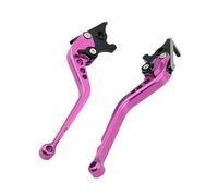 WYHJIUY Motorcycle Accessories Adjustable Brake Clutch Levers Handlebar for GSX400X for Impulse 1994-1996 Hydraulic Brake(Pink 177mm)