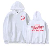WYHMCNHM Andy Grammer Its Not The End Hoodie Merch Women Men Long sleeve Fashion Casual Hooded Sweatshirts (White,S)