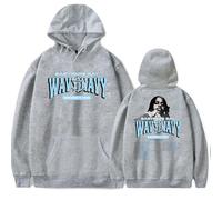 WYHMCNHM Babyface Ray Wavy Navy University Tour 2024 Hoodies Merch Women Men Unisex Trendy Casual Streetwear (Grey,L)