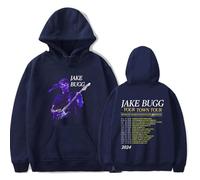 WYHMCNHM Jake Bugg Merch Your Town Photo Tour Hoodies Women Men Long sleeve Fashion Casual Hooded Sweatshirts (Navy,XXL)