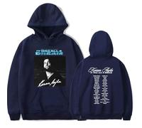 WYHMCNHM Karan Aujla Merch It Was All A Dream World Tour Hoodies Women Men Long sleeve Fashion Casual Hooded Sweatshirts (Navy,L)