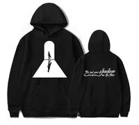 WYHMCNHM Livingston Shadow Lyric Hoodie Merch Women Men Long sleeve Fashion Casual Hooded Sweatshirts (Black,XL)