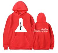 WYHMCNHM Livingston Shadow Lyric Hoodie Merch Women Men Long sleeve Fashion Casual Hooded Sweatshirts (Red,XL)