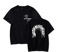 WYHMCNHM Rag'n'Bone Man Merch What Do You Believe in Cherub T-Shirts Unisex Trend Casual Short Sleeve Top (Black,XXS)