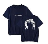 WYHMCNHM Rag'n'Bone Man Merch What Do You Believe T-Shirts Unisex Trend Casual Short Sleeve Top (Navy,XXS)