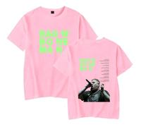 WYHMCNHM Rag'n'Bone Man Tour 2025 T-Shirts Merch Unisex Trend Casual Short Sleeve Top (Pink,L)