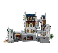 Wyiauy Medieval Giant Castle Building Blocks Set, Modular Building Large House Set for Adult, Vintage Medieval House Collectible Model（8063pcs）