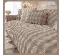 WYJHNLBEDC Sofa/Couch Cover/Throw/Throw Blanket, Warm Super Soft Plush Sofa Cover for L Shape/U Shape/Corner Sofa, 3/2/1 Seater, Sofa Protection, Dog, Scratch Protection, Cat, Brown