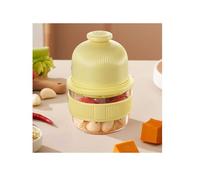 WYJRO Cordless Food Processor, Mini Food Chopper Electric, Meat Grinder with 3-Leaf Blades, Portable Mixer for Kitchen, for Making Baby Food, Salad, Minced Meat, Ground Vegetables