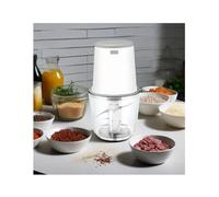 WYJRO Electric Food Chopper, Cordless Food Processor, 600ML Big Capacity Glass Bowl, for Restaurants, Kitchens, Outdoor Camping, for Fruits, Vegetables, Meat And Making Salad,White