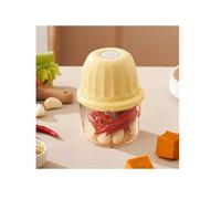 WYJRO Food Processor Electric, Cordless Mini Food Chopper, 350ML High-Capacity Glass Blender,Type-C Rechargeable, for Garlic, Ginger, Chilli, Onion, Vegetable, Fruit Salad