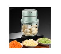 WYJRO Mini Food Chopper, Electric Chicken Shredder, Wireless Food Processor, Garlic Chopper, for Chicken/Fish/Pork/Baby Food/Vegetable (300ML)