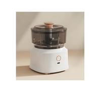 WYJRO Multifunctional Food Processor, 350ML Electric Wireless Food Chopper, USB Rechargeable, with 3-Blade Blade in Stainless Steel, for Vegetables, Meat, Fruits, Making Baby Food And Salad,[B] White