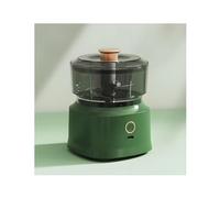WYJRO Multifunctional Food Processor, 350ML Electric Wireless Food Chopper, USB Rechargeable, with 3-Blade Blade in Stainless Steel, for Vegetables, Meat, Fruits, Making Baby Food And Salad,[A] Green