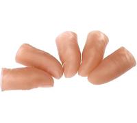 Wyjuan 5Pcs Cream Coloured Set Magic Trick Fingers Fake Thumb Tips Stage Show Prop Prank Toy, Decoration Magic Kits and Accessories