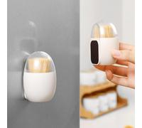 Wyjuan White Magnetic Toothpick Holder, Toothpick Storage Box Large Capacity Transparent Visible PP Toothpick Container for Olive, Barbecue, Fruit, Teeth Cleaning Toothpicks Toothpick Cocktail Sticks