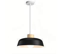 WYJYANC Nordic Log Style Restaurant Pendant Lamp, Creative Personality Island Bar Chandelier, E26 Screw Modern Simple Bedside Hanging Lamp, Colorful Macarons Drop Ceiling Light Cover, for Kitchen