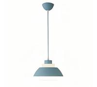 WYJYANC Simple and Creative Pendant Lamp, Nordic Macaron Restaurant Hanging Lighting, Office and Bar Ceiling Lighting Fixture, E27 Base Color Metal Lampshade, for Kitchen Island, Dining Table, Cafe