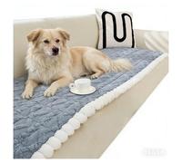 WYJZALLL All Seasons Washable Non-Slip Fuzzy Sofa Cover - 3 Cushion Couch, Soft Plush Geometric Jacquard Slipcover, Kids & Pet Friendly Furniture Protector(C,28X47in)