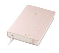 Wykeham's Executive 2026 Daily Journal Planner - UK Public Holidays & Format - Personalisation Available (Personalised Rose, A5)