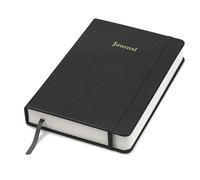 Wykeham's Executive 2026 Undated Daily Journal Planner - UK Format - Personalisation Available (Black, A5 - Undated)