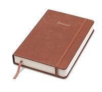 Wykeham's Executive 2026 Undated Daily Journal Planner - UK Format - Personalisation Available (Brown, A5 - Undated)