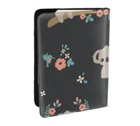 Wykjtwo Cute 3D Animal Koala, Passport Holder PU Leather Travel Wallet Passport Case Passport Covers 6.5 in
