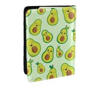 Wykjtwo Cute Avocado Printed, Passport Holder PU Leather Travel Wallet Passport Case Passport Covers 6.5 in