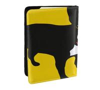 Wykjtwo French Bulldog, Passport Holder PU Leather Travel Wallet Passport Case Passport Covers 6.5 in