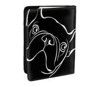 Wykjtwo French Bulldog, Passport Holder PU Leather Travel Wallet Passport Case Passport Covers 6.5 in